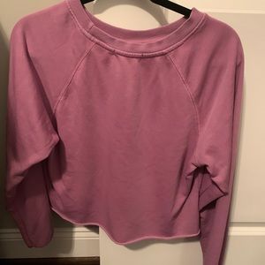 Cropped forever 21 sweatshirt size L
